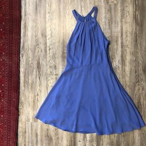 Blue Chiffon Dress